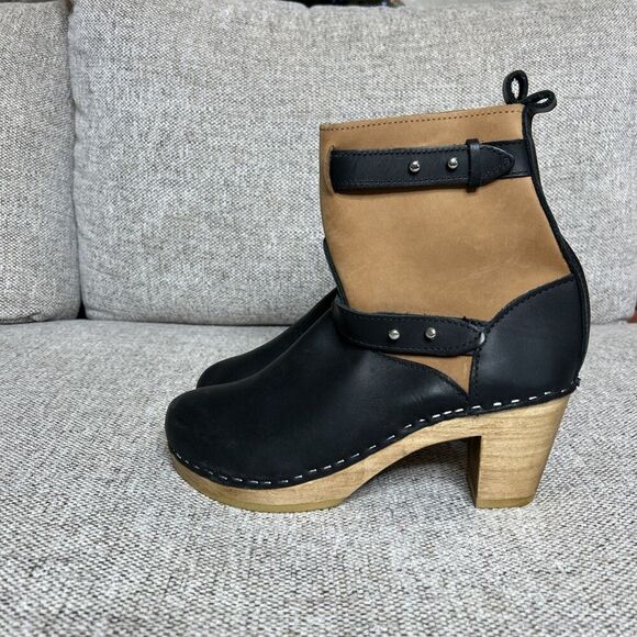 Loeffler Boots Clogs Suede and Leather Randall Size 40 Runs Small Sven - Picture 1 of 12